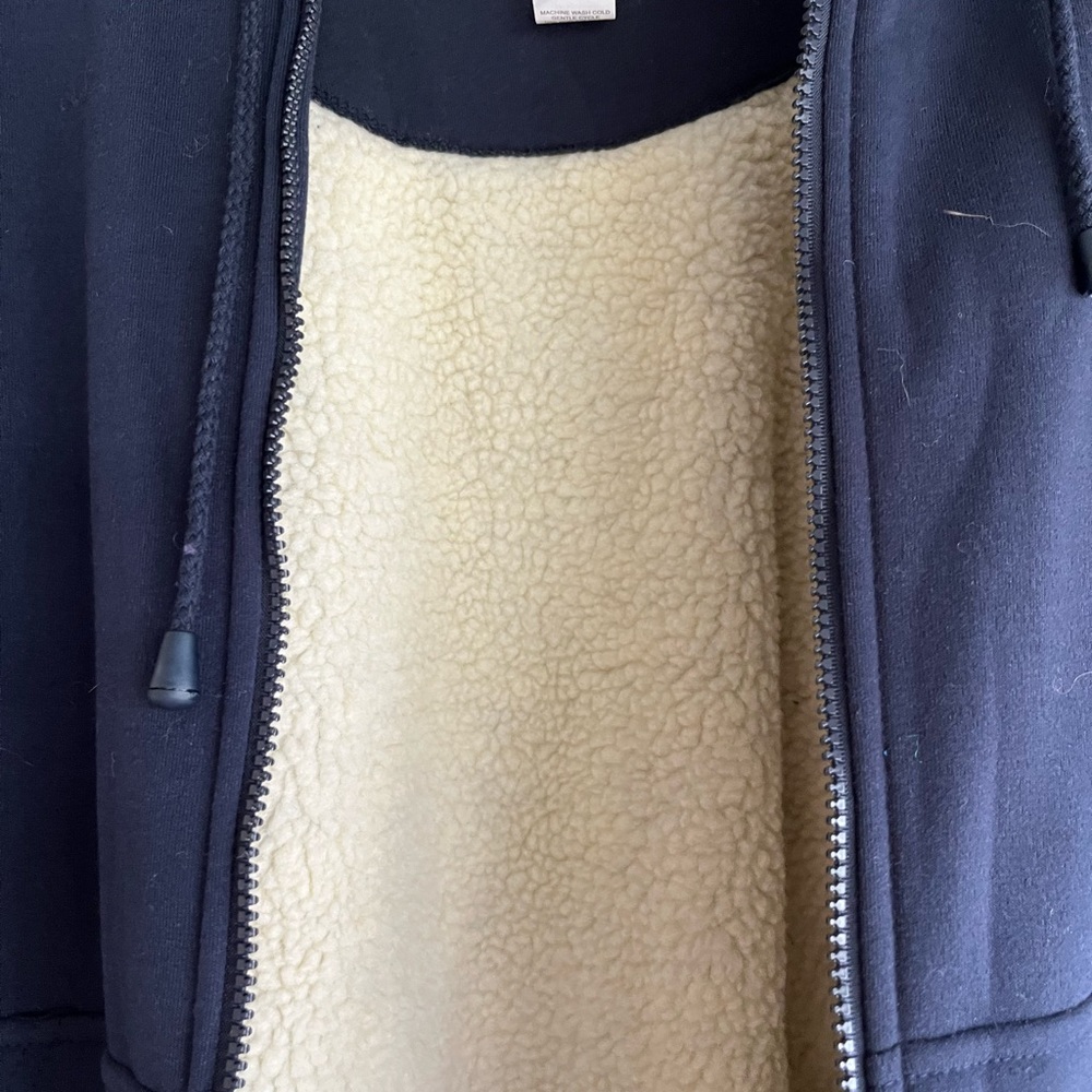 Duke Ultimate Fleece Lined Hooded Sweatshirt Navy XL - Picture 4 of 5